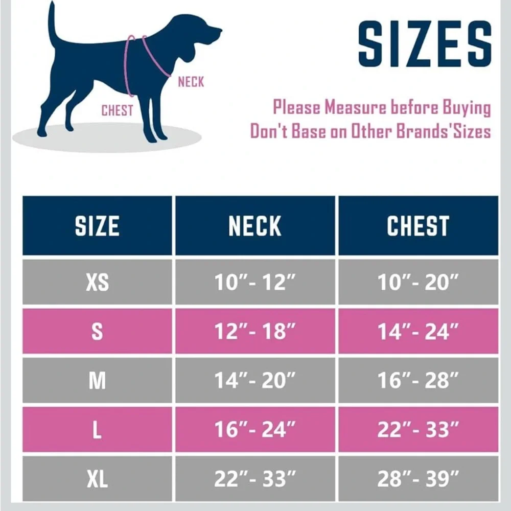 PHOEPET 2019 Upgraded No Pull Dog Harness, Reflective Adjustable Vest S/ 130/DC